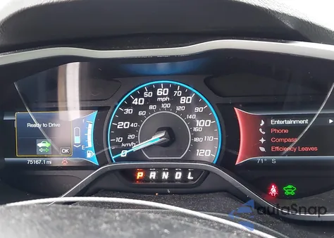 2013 Ford C-Max Energi Sel from USA, damaged, VIN 1FADP5CU0DL539818